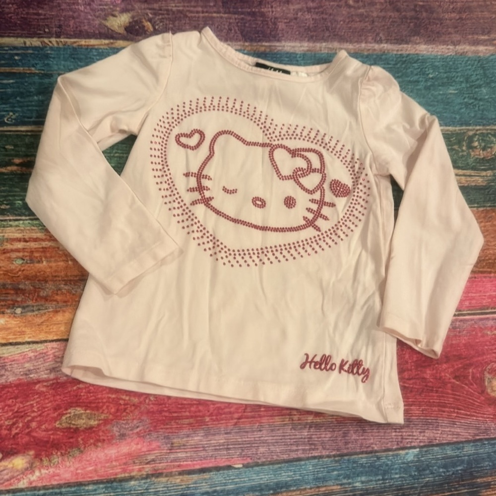 Hello Kitty long sleeve tee (1-2yr) and sweatpants (1.5-2yr) - Picture 2 of 3